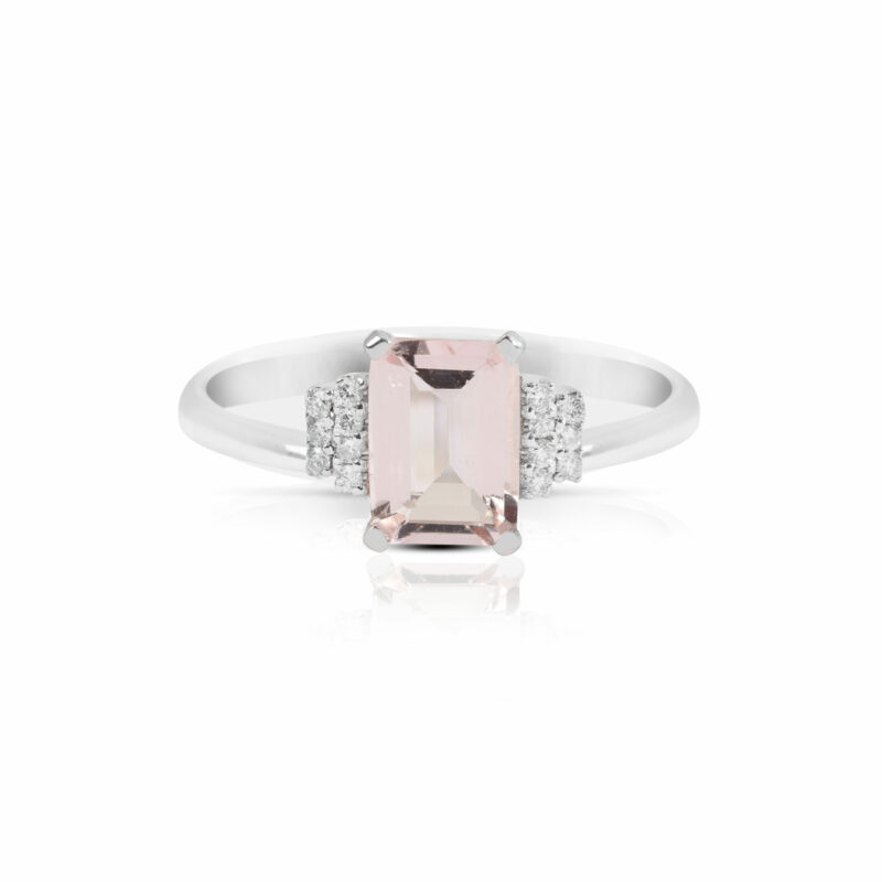88 ANELLI MORGANITE OVALE-OTTAGONALE - immagine 5