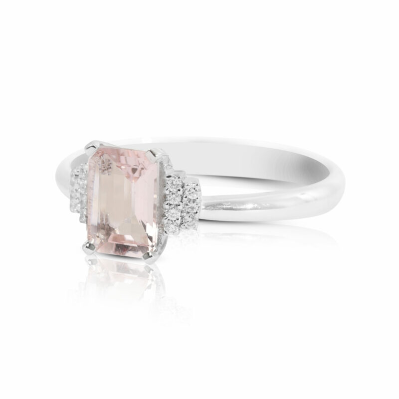 88 ANELLI MORGANITE OVALE-OTTAGONALE - immagine 6