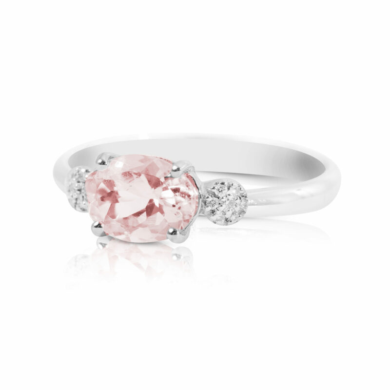 88 ANELLI MORGANITE OVALE-OTTAGONALE - immagine 3